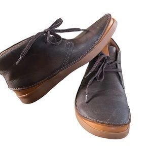 Clarks Oakland Rise Boots Clarks Oakland Rise Mens Brown